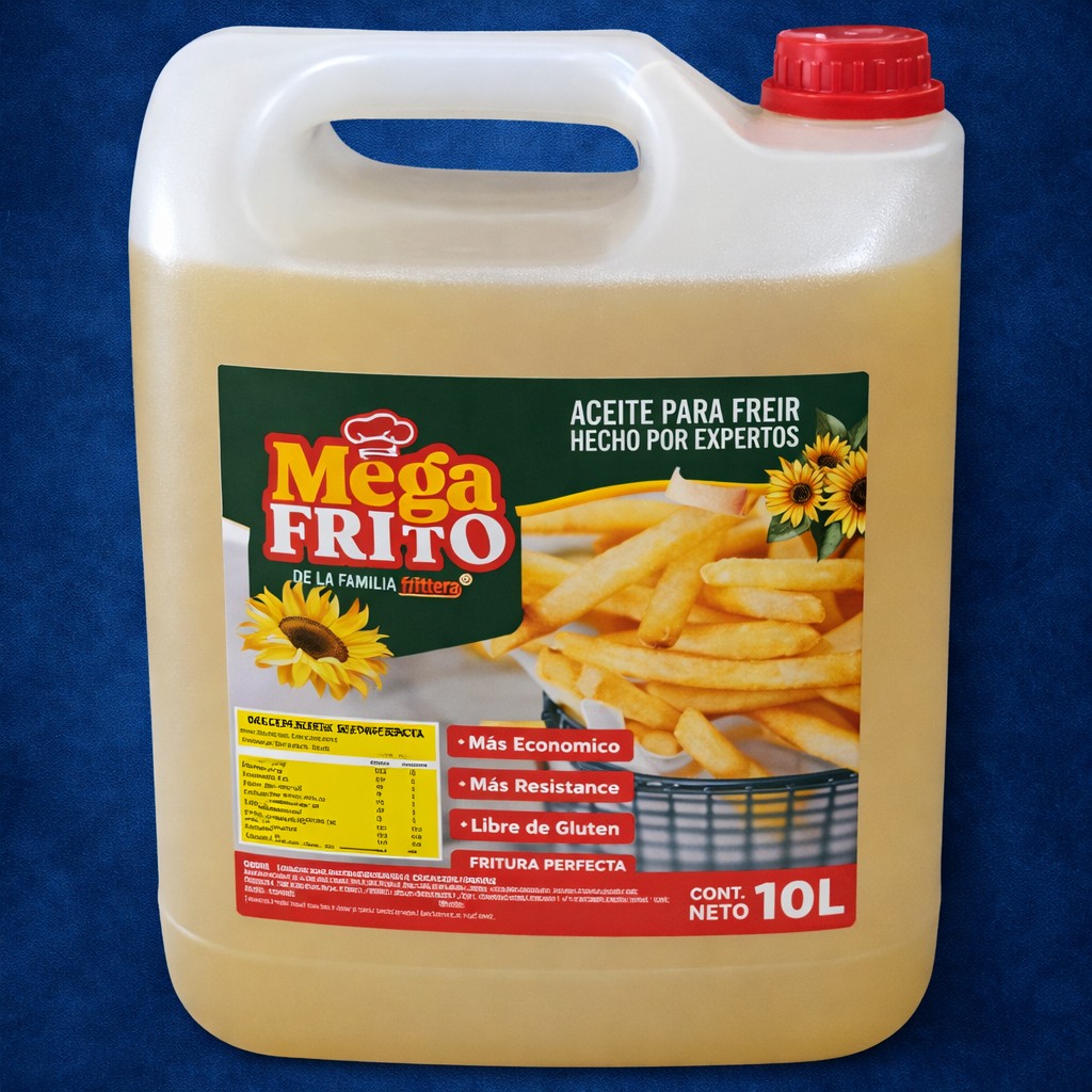 Aceite Mega Frito, Bidón, 10Lt