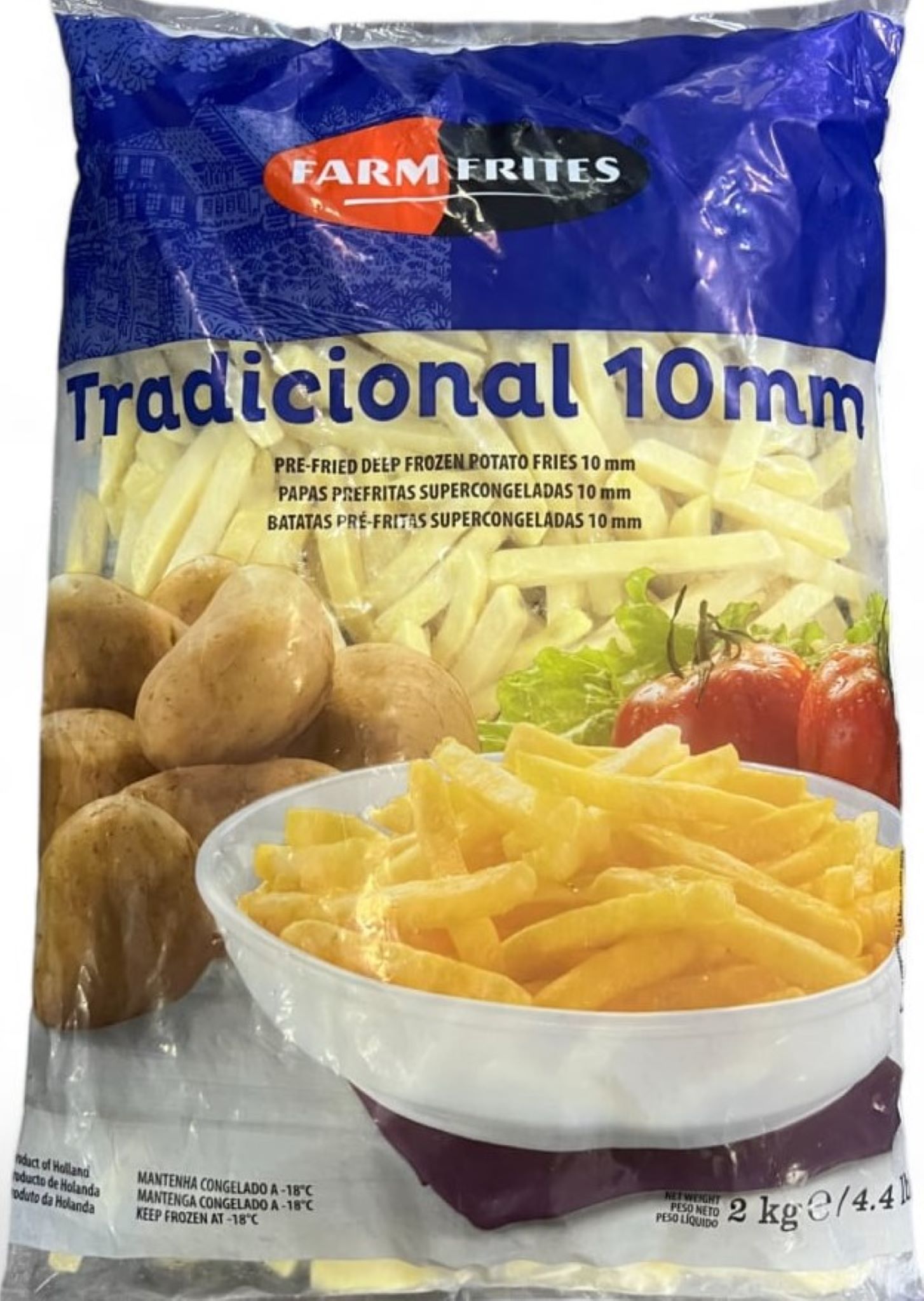 Papas Farm Frites 10mm, 6x2k