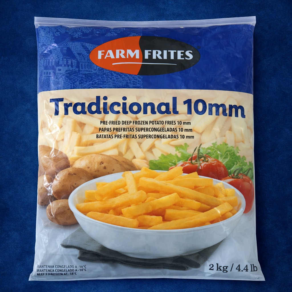 Papas Farm Frites 10mm, 6x2k